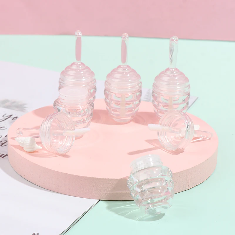 

5PCS / 10PCS 9ml Empty Lip Gloss Tube Containers Clear Mini Sample Cosmetic Refillable Lip Balm Bottles