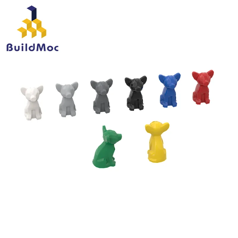 

BuildMOC 12888 собака для строительных блоков, детали для самостоятельной сборки, классический бренд, Подарочные игрушки