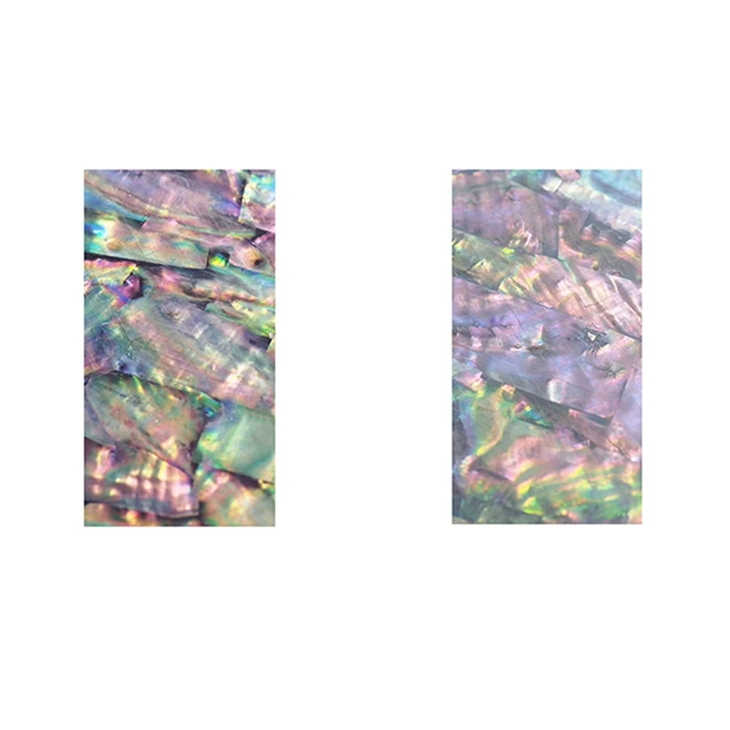 2 листа наклеек для дизайна ногтей клейкий сломанный градиент Русалка Оболочка