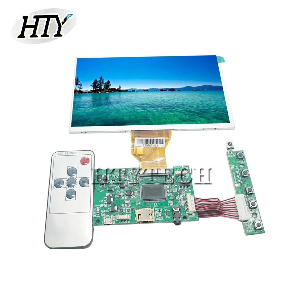 HTYTECH драйвер платы ЖК-экран контроллер HDMI для AT070TN90 AT070TN92 V.X ЖК-экран 7DD1+ 1 FPC 800*480 Micro USB 50 контактов