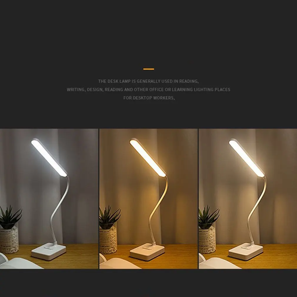 

Desk Lamp USB Charging LED Eye Protection Touch Dimmable Reading Light Study Bedside Work Light Kids Folding Table Light Home