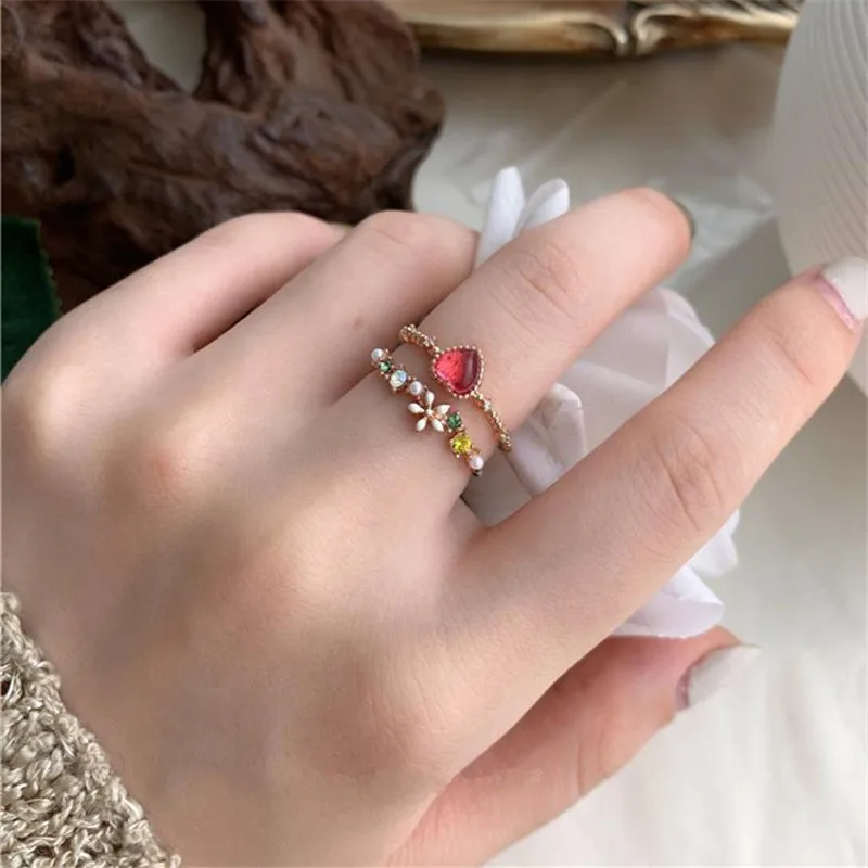 Новинка 2020 модное металлическое открытое кольцо на указательный палец в форме