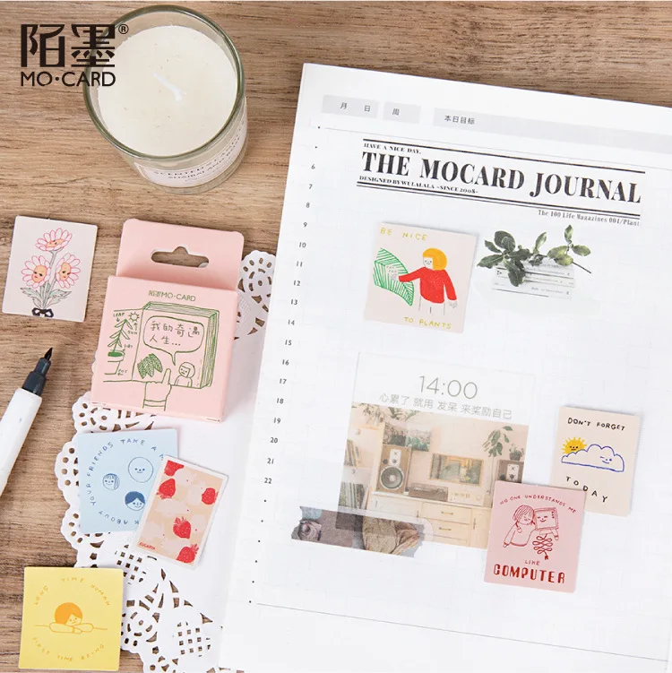 

46 pcs/box My adventure life Decorative Stationery mini Stickers set Scrapbooking DIY Diary Album Stick Lable