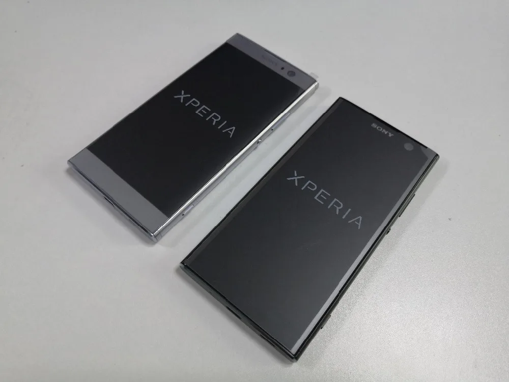 Разблокированный мобильный телефон Sony Xperia XA2, четыре ядра, 5,2 дюймов, 3 ГБ ОЗУ, 32 Гб ПЗУ, камера 23 МП, LTE 1080 P, две sim-карты