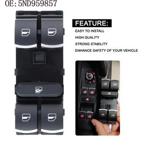Переключатель бокового окна для VW Touran Tiguan Passat B6 B7 CC Golf Mk5 MK6 Jetta III AMAROK 5ND959857 5K4959857