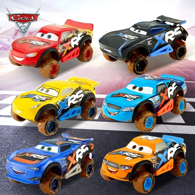 Машинка из мультфильма тачки 3 XRS Disney металлическая литая модель автомобиля для