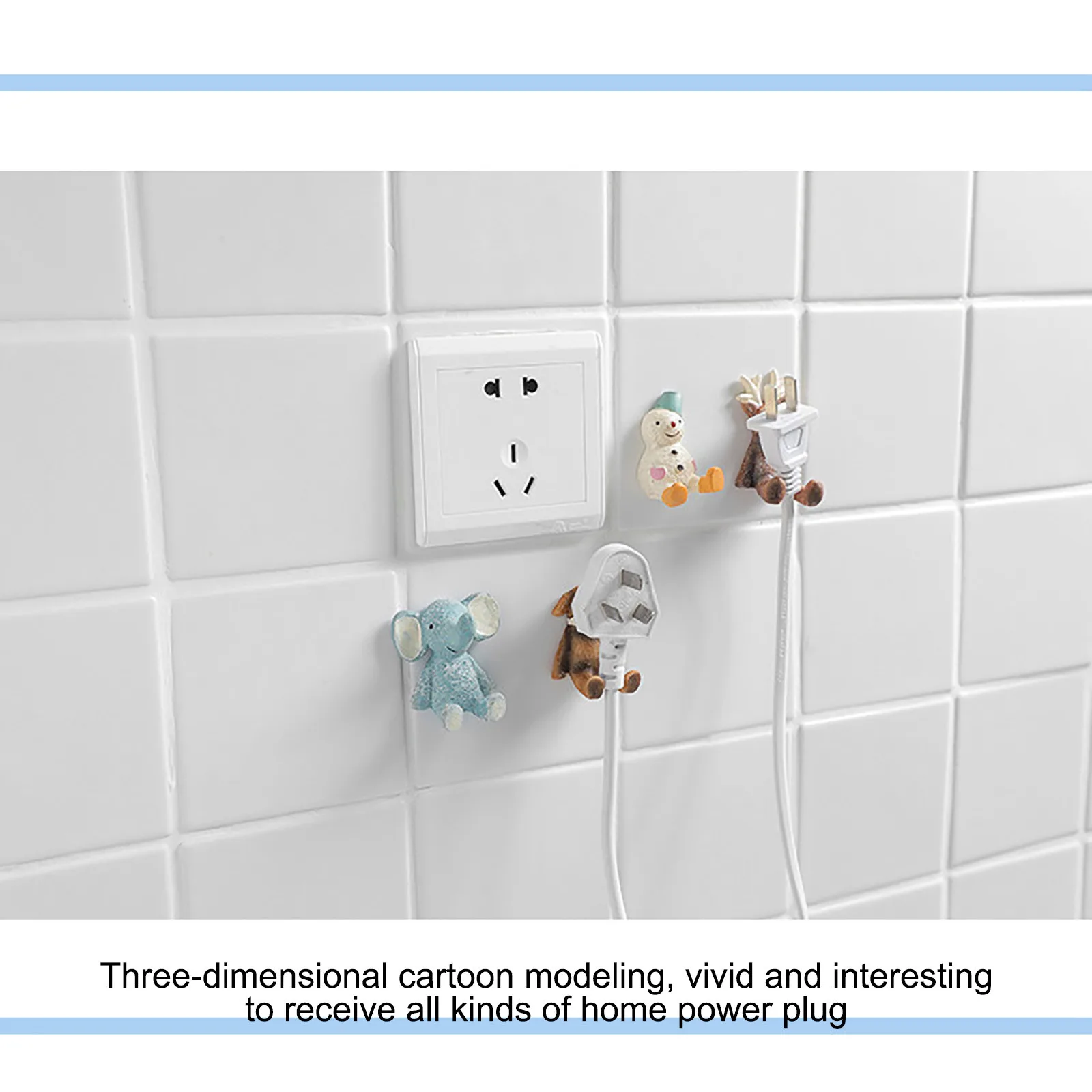 

Lovely Animal Fridge Hook Key Wall Crochet Holder Removable Kitchen Hooks Home Decor key holder wall can Washed Holder Wall Hook