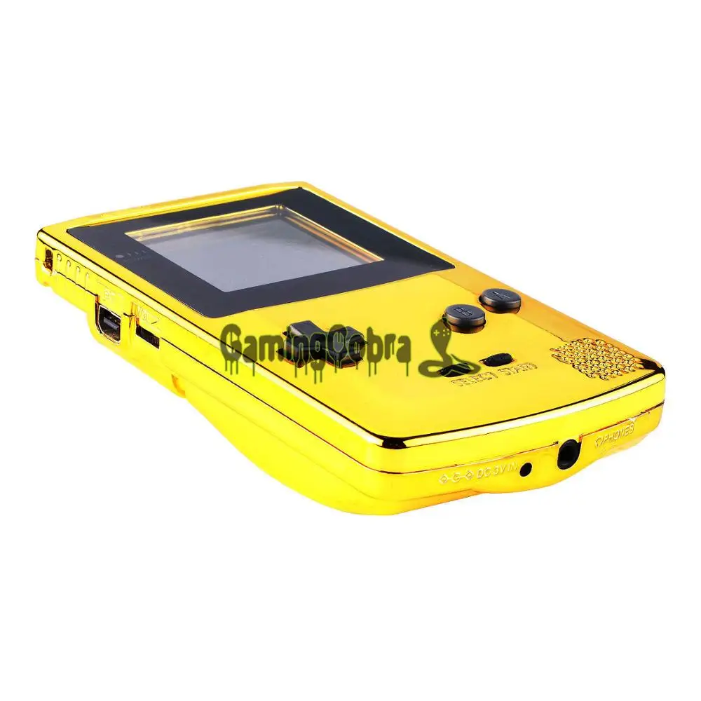 Хромированный Золотой GBC сменный корпус с полным корпусом кнопками Набор