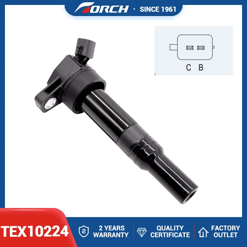 

TORCH Brand New Genuine Ignition Coil 27300-2E000 273002E000 For Hyundai Elantra Kia Soul Forte 1.8L 2.0L 2011-2014