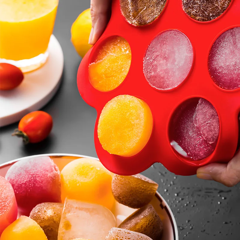 Силиконовые формы для яиц Набор детских контейнеров хранения еды кубик льда