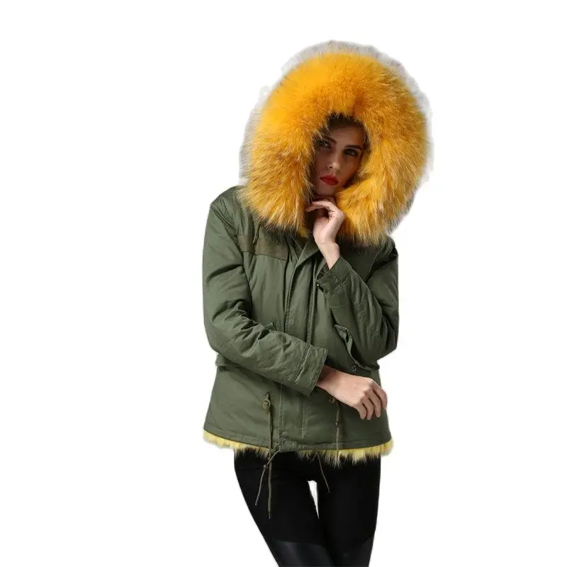 Рисунок 5 - Роскошная желтая парка с подкладкой