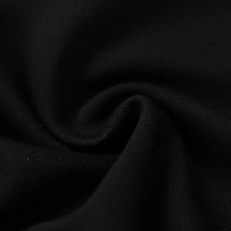 

Dress Elegant Lady Spring 2021 New Runway Designer Women Fashion Beading Neck Solid Simple Black Casual Short Party Dress Female
