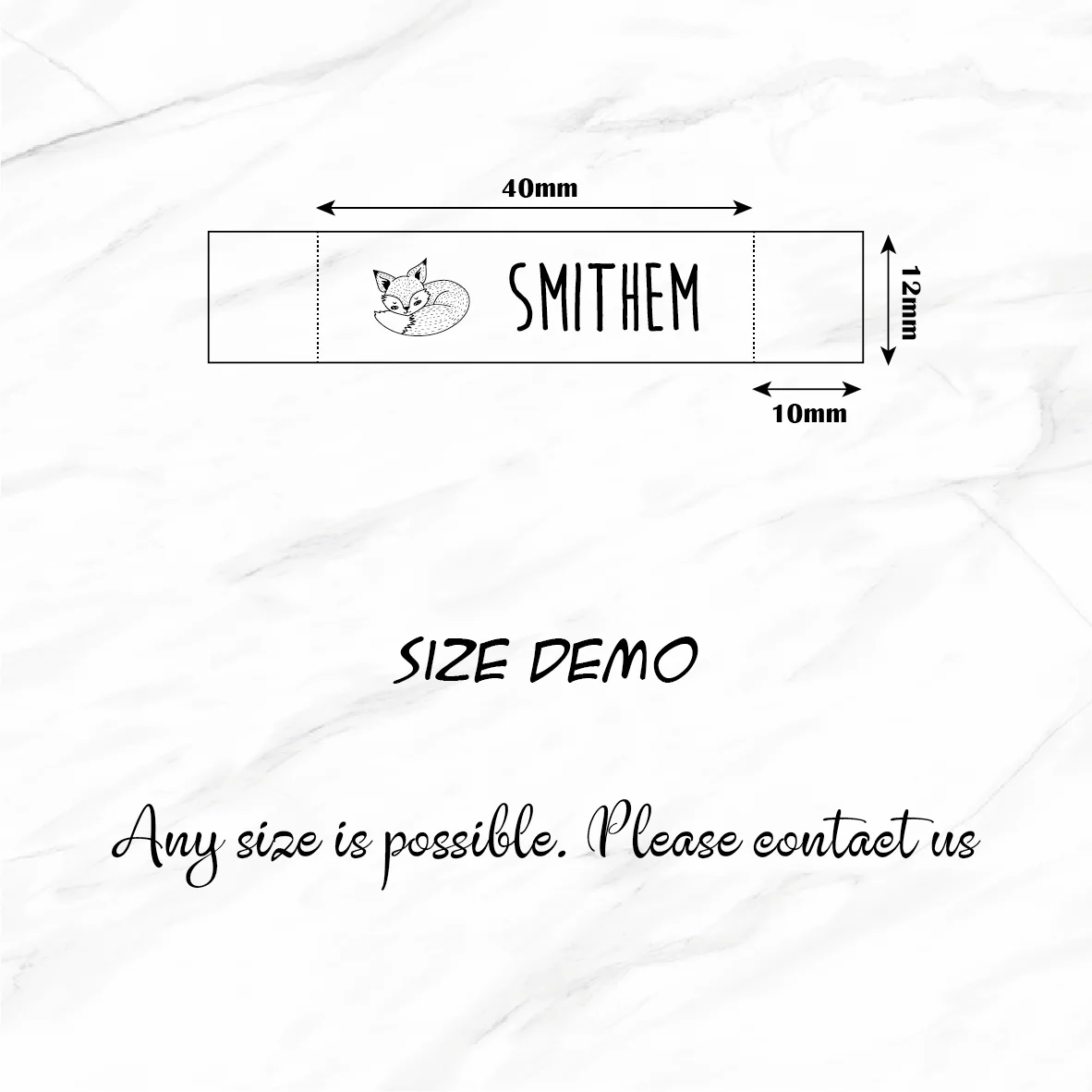 Пользовательская Персонализированная этикетка швейная вязальная тканевая