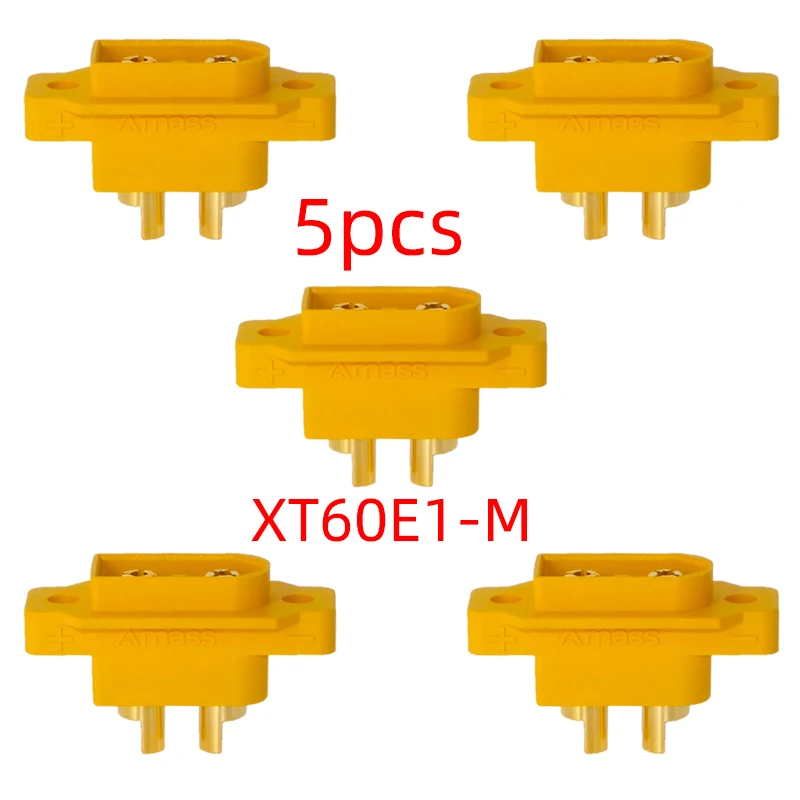5 / 10 шт. AMASS XT60E1 M XT60E мужской головы могут быть исправлены DIY запасные Запчасти для