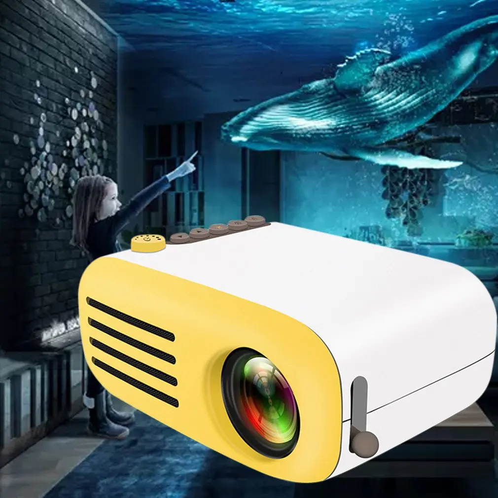 Yg200 Home Mini Projector Portable Handheld Hd 1080P Led Media Player yellow | Компьютеры и офис