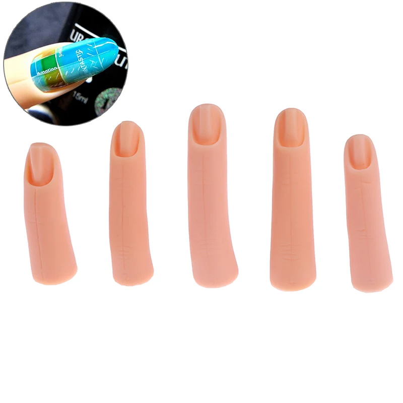 Магнитная тренировочная ручная модель для обучения ногтям Искусственный палец