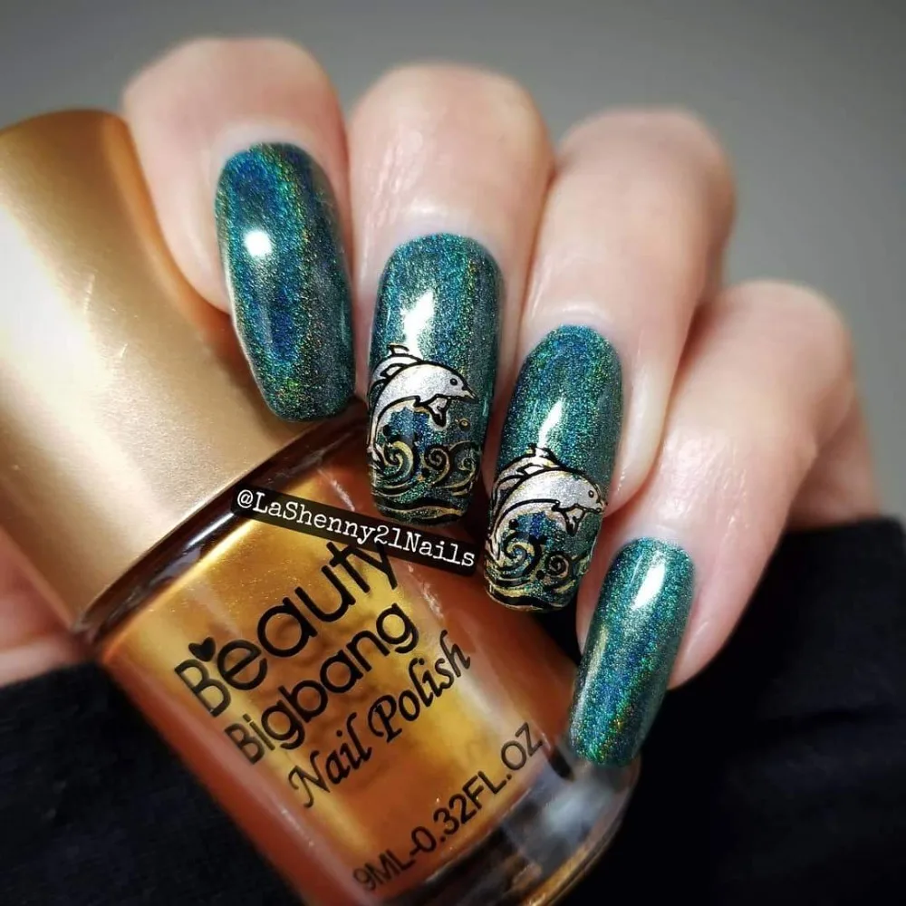 BeautyBigBang набор штамповочных пластин 8 шт. для дизайна ногтей 6*12 см прямоугольная винтажная нержавеющая сталь летний цветочный набор шаблонов для ногтей с сумкой