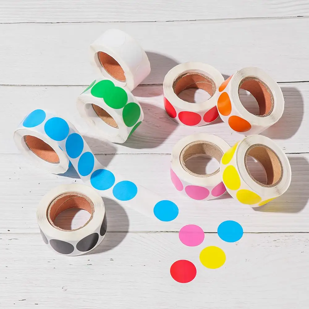 500 шт./рулон любящее сердце круглые Стикеры Скрапбукинг посылка подарочная