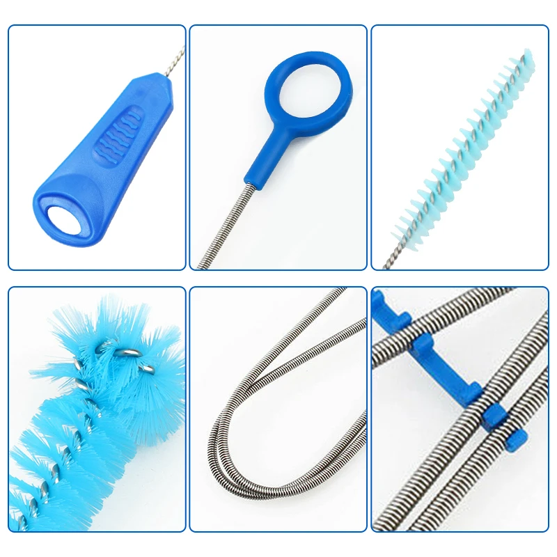 

4Pcs/Pack Water Hydration Bladder Tube Cleaner Brushes Tube Cleaning Kit Water Bladder Bag Cleaning Tube Hose Sucker Brushes