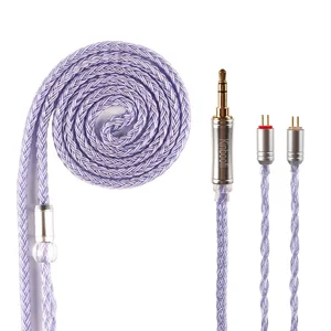 16-жильный посеребренный кабель kinboobi 2,53,54,4 мм с MMCX2PINQDC для BLON BL-01 BL-03 TINHIFI T2 PLUS KZ EDX