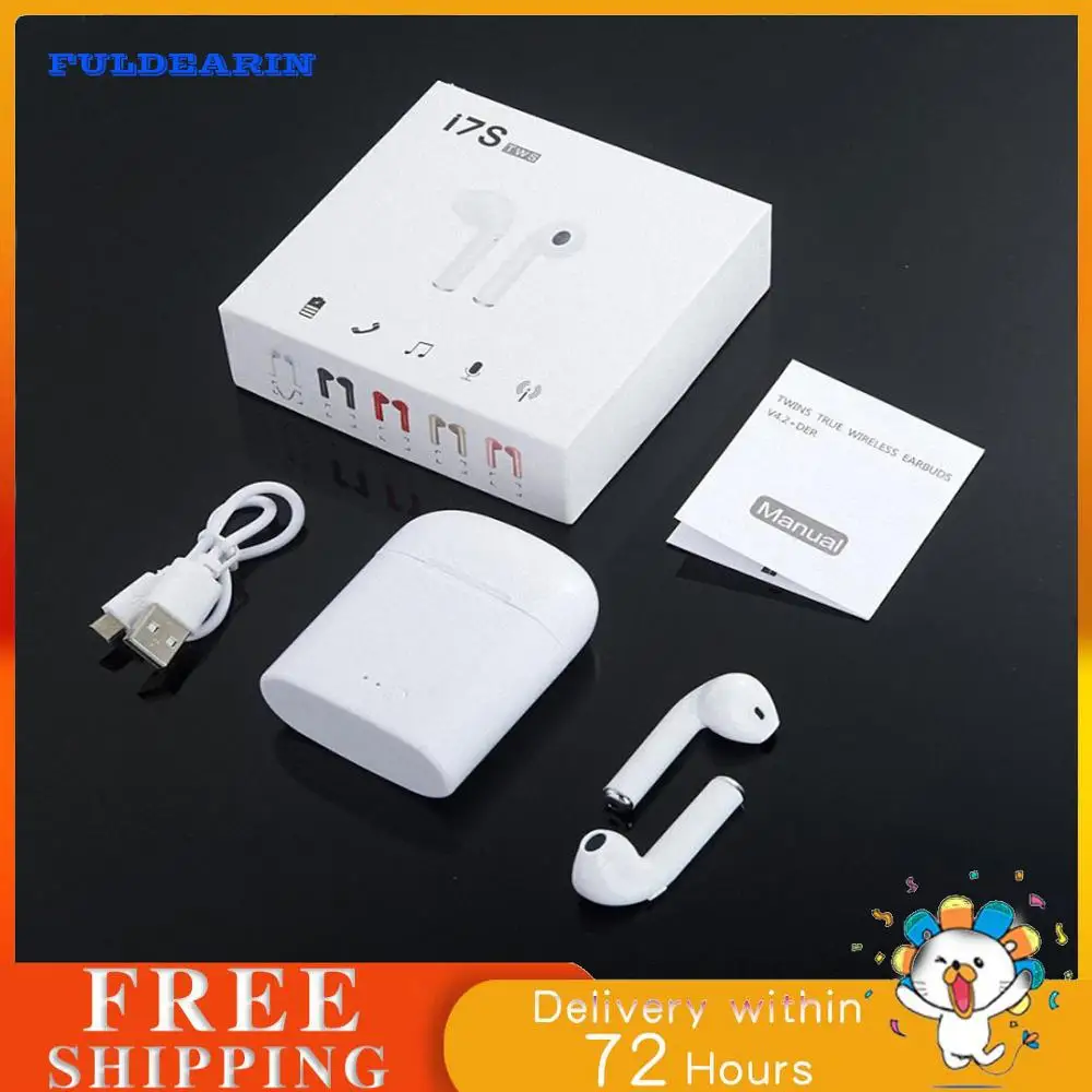 Новые I7 i7s TWS беспроводные наушники Bluetooth наушники-вкладыши с микрофоном для Iphone