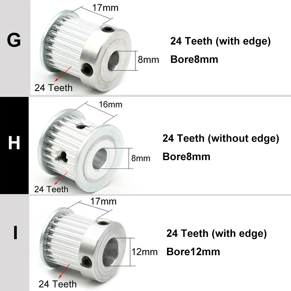 CO2 лазерные металлические детали синхронный HTD 3 м Шестеренчатый шкив 6 35/8/12 мм для