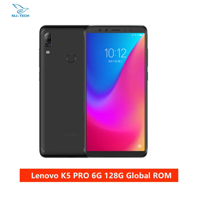 Global ROM оригинальные lenovo k5 pro Оперативная память 6 г ROM 64 Гб 5,9" дюймов Snapdragon Восьмиядерный двойной назад отпечаток пальца камеры Зуй мобильного телефона