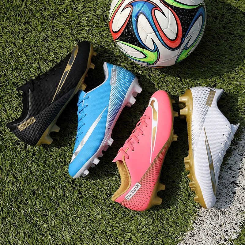 

New Outdoor Soccer Shoes Original Men Football Boots Soccer Cleats Shoe Non-slip Training Sneakers Turf Futsal Trainers Big Size
