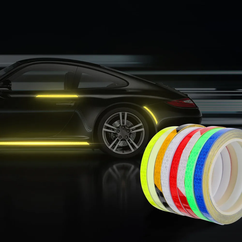 

8 Rolls of Bike Luminous Stickers Mountain Bike Stickers Noctilucence Decals