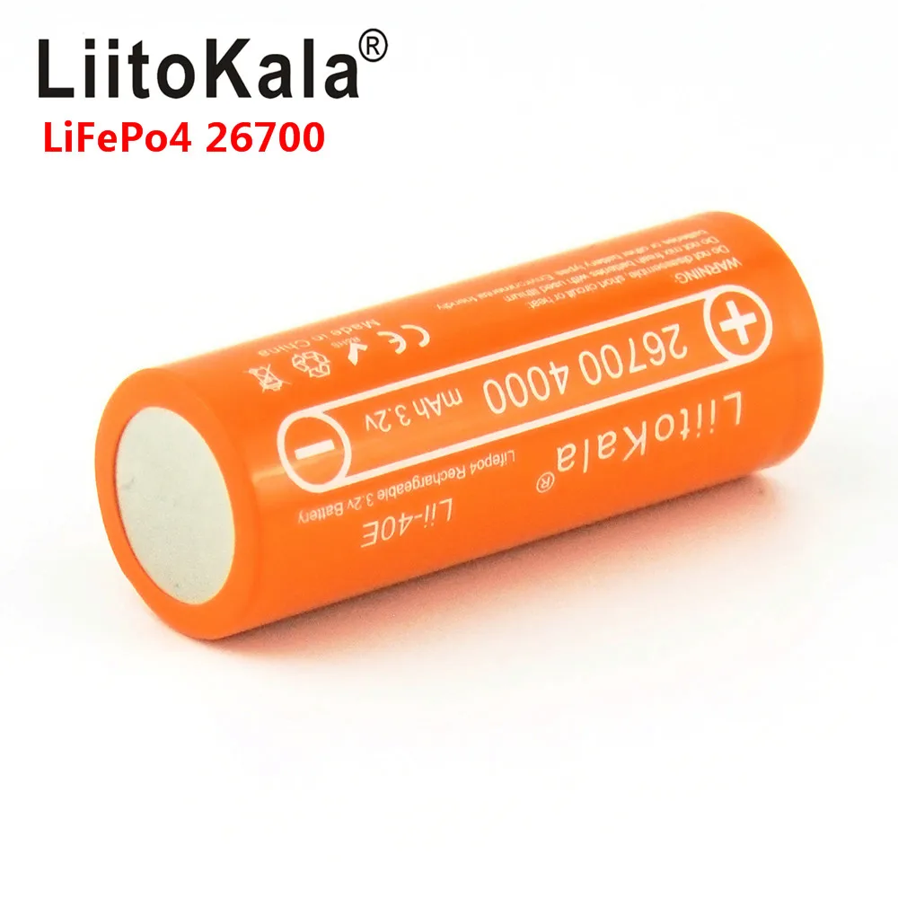 Аккумуляторная батарея LiitoKala 3 2 в 26700 мАч lifepo4 10 А | Электроника