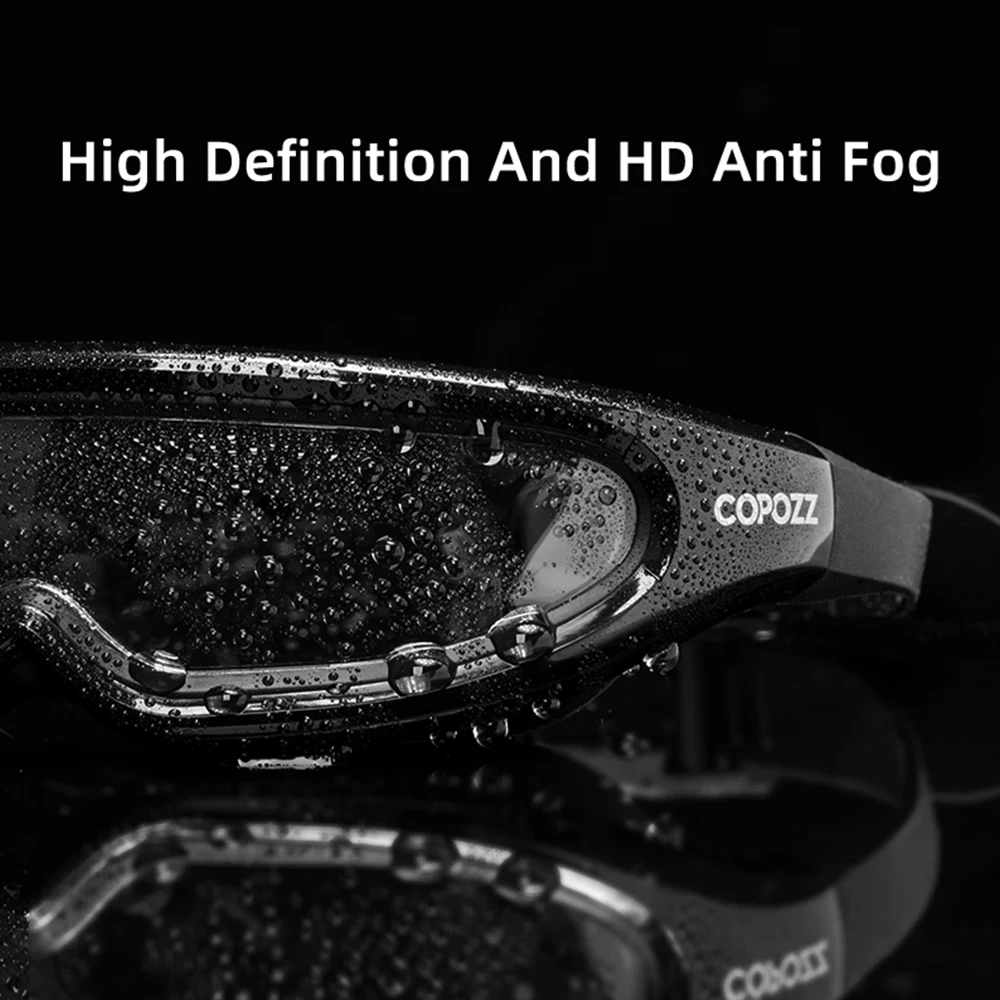 COPOZZ профессиональные очки для плавания для детей, детские УФ-противотуманные водонепроницаемые Регулируемые очки для плавания в бассейне, очки для плавания