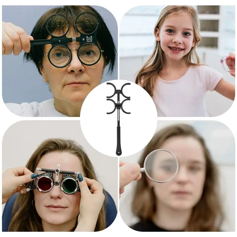 Регулируемый Оптический оптометрический флип-объектив типа Вставка пластиковая