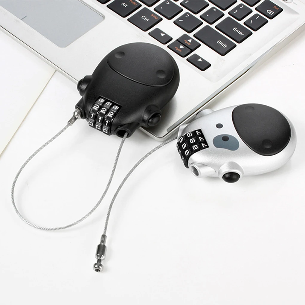 

Helmet Coded Lock Telescopic Steel Cable Motorbike Combination Padlock Anti-theft Password Wheel Locking Tool