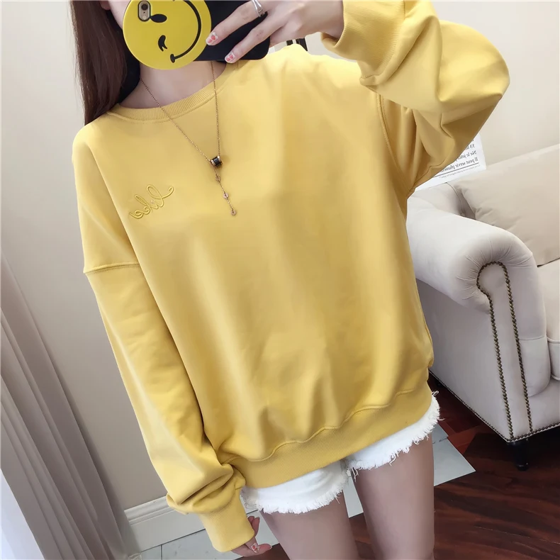 

123450 Will the new autumn/winter loose thickening and wool fleece female top students