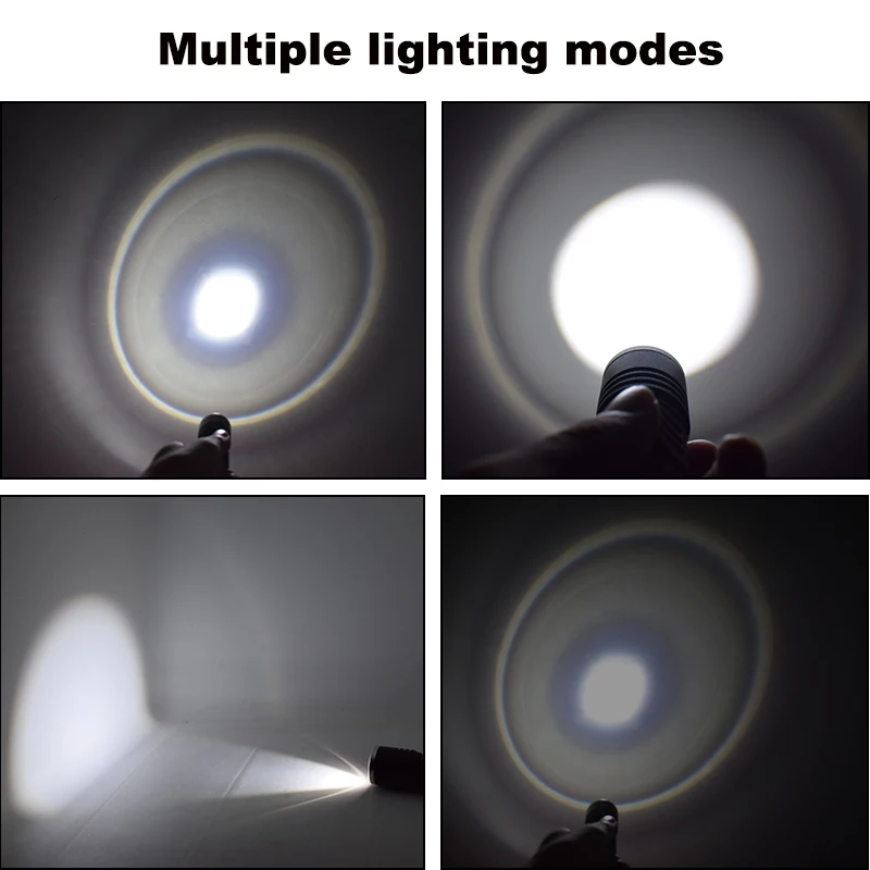 Портативный военный фонарик водонепроницаемый XM-L T6 большой диапазон