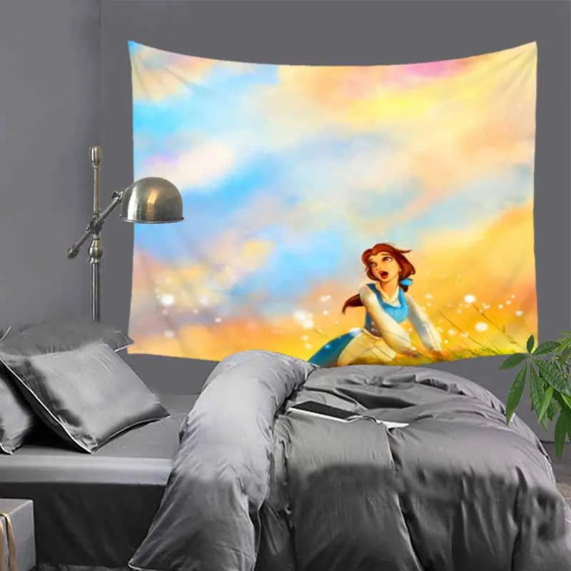 Персонаж Imagine гобелен дом красота настенные Висячие Цветы Бохо диваны домашний
