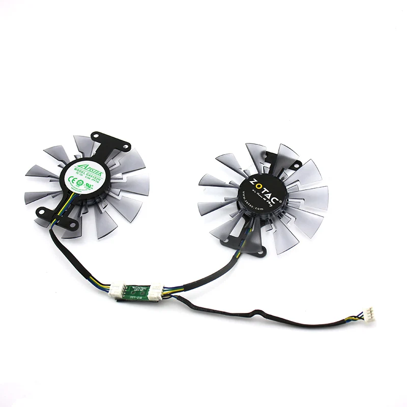 Вентилятор для видеокарты ZOTAC GTX950-2GD5 GTX760-2GD5 HA GTX 1060 GTX950 1050Ti 2 шт. 85 мм 12 В 0 35 А |
