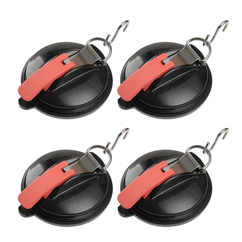 

Strong Reusable Suction Cup Securing Hook Multi-Purpose Tarp Awning Sucker Hanging Buckle