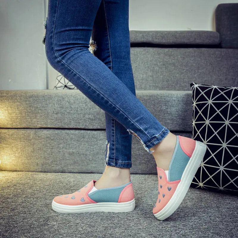 Новинка 2019 Женская коллекция холщовые туфли QWEDF женская повседневная обувь на