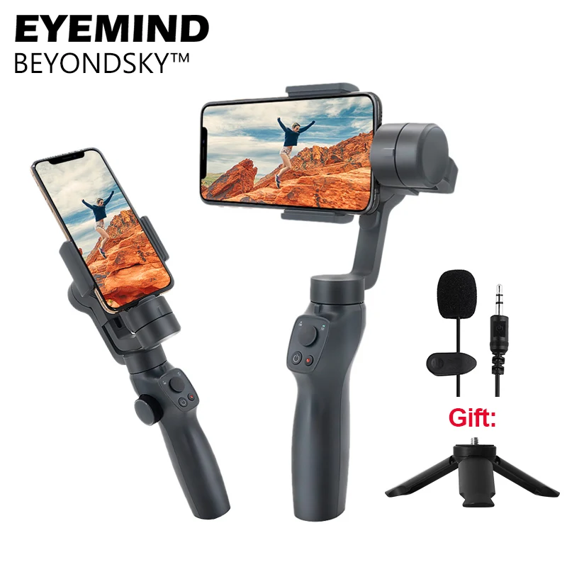 Beyondsky Eyemind 2 смартфон ручной карданный 3-осевой стабилизатор для iPhone 8 X samsung экшн Камера VS Zhiyun Smooth 4 Осмо 2
