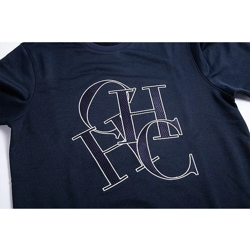 CHCH Fashion Men's Sweatshirt Cotton 100% Embroidered Letters Thin Soft Men's Long Sleeve Clothes Summer Autumn Wear