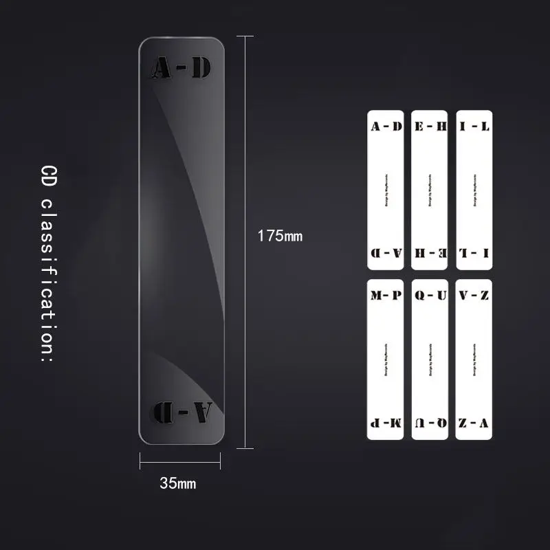 6 шт./пакет прозрачные акриловые карты горизонтальный/вертикальный
