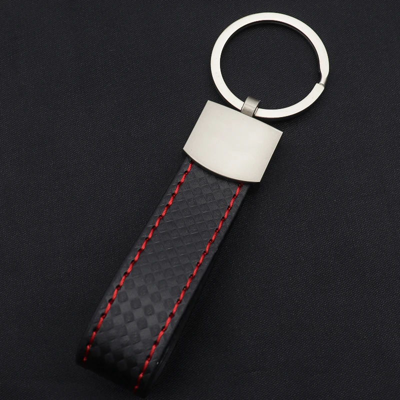 Автомобильный брелок из углеродного волокна текстурированная искусственная