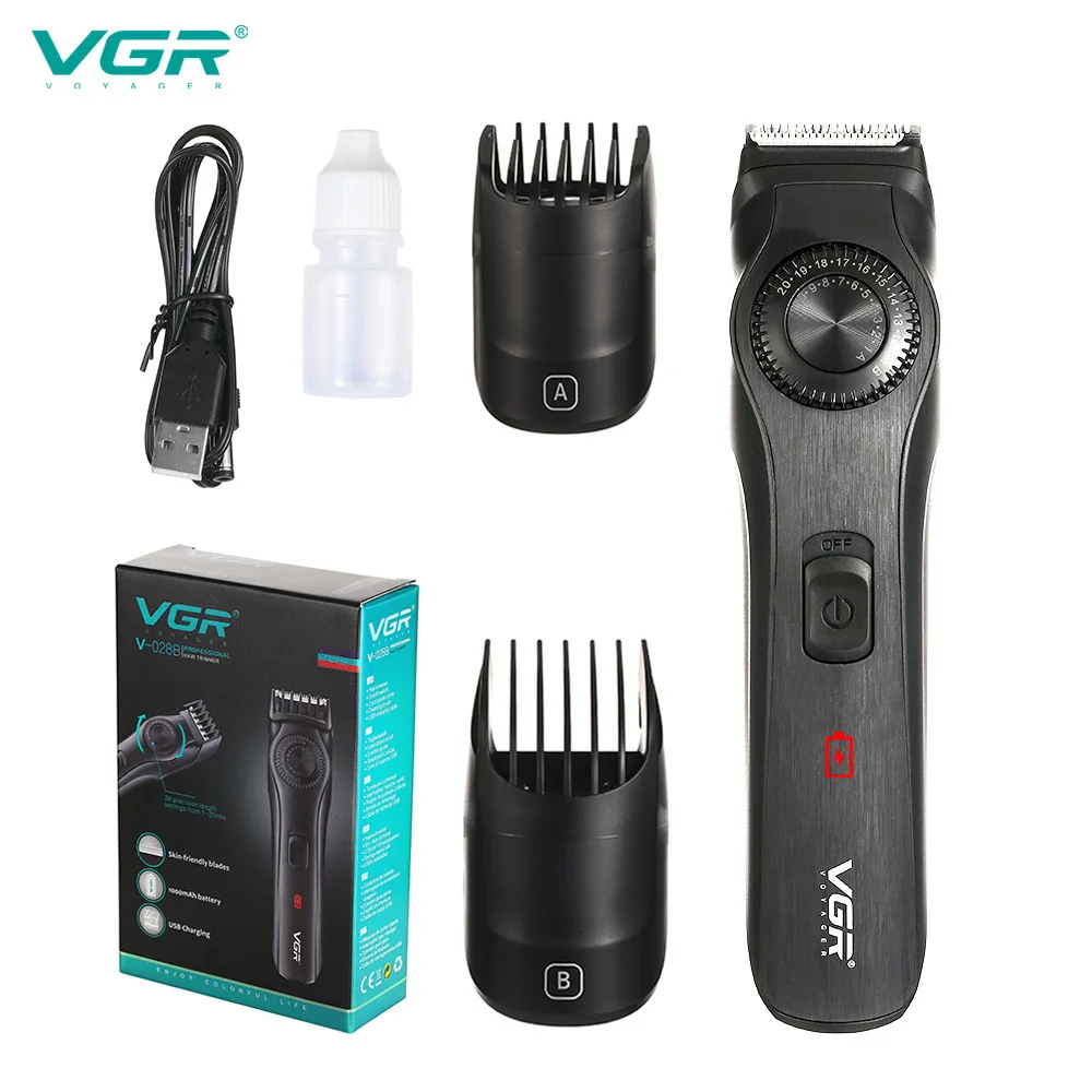 

VGR Clipper Hair Clipper Electric Hair Clippers Hair Electric Clippers Fine-tuning Hair Clippers for Shaving V-028B Machines