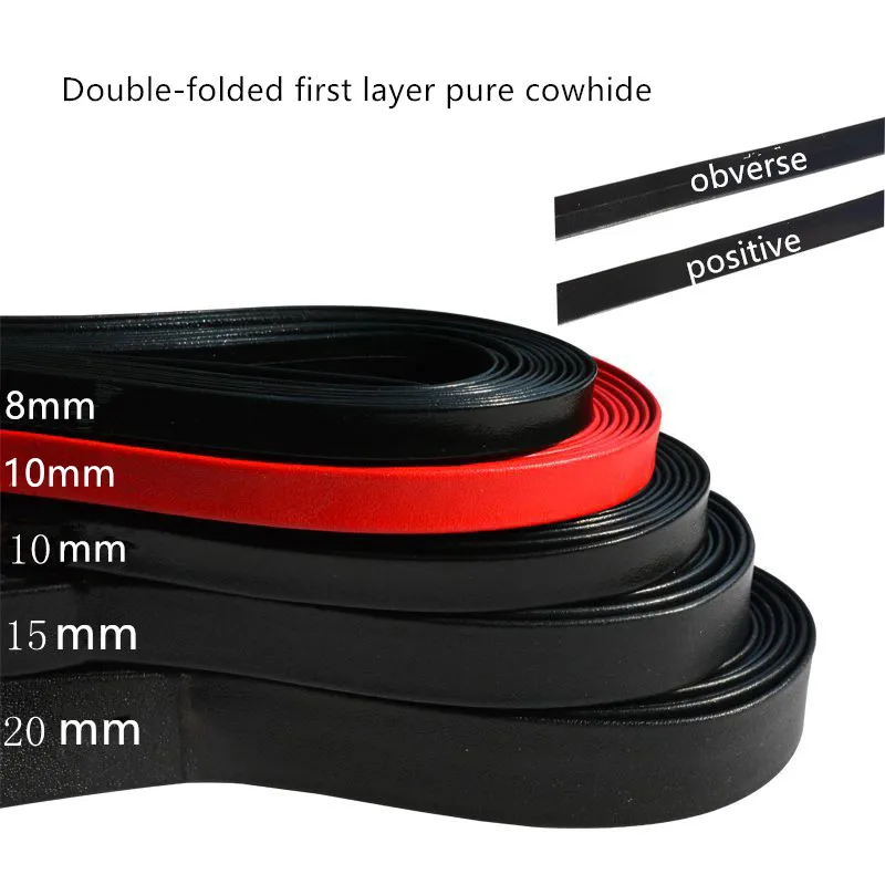 Двухслойная лента из черной воловьей кожи светильник ний ремень с декоративным