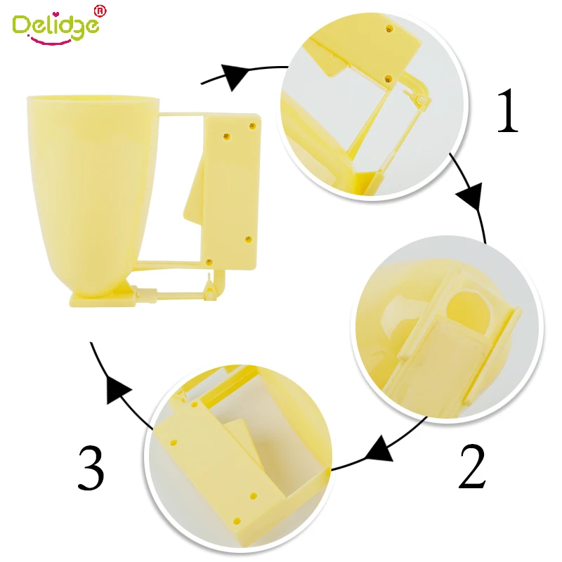 Delidge Кондитерские ручки дозатор для теста DIY для изготовления торта помощник чашка Тесто крем сепаратор для мяса кухонный торт инструмент для выпечки