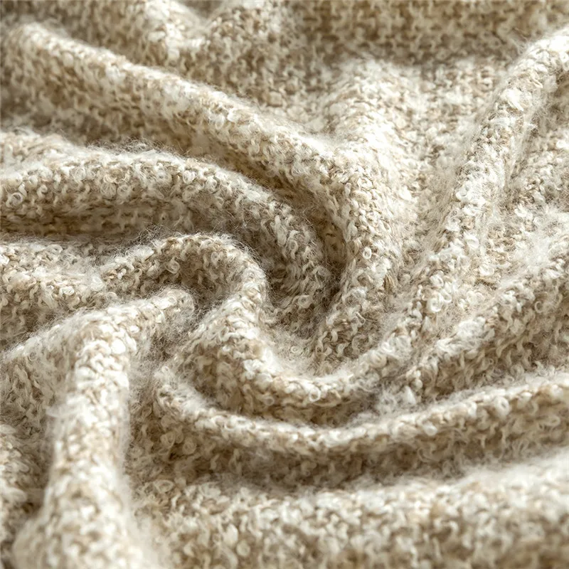

PEIDUO Woven Blanket Snow Dot Soft Throw Blanket Couch Cover Knitted Decorative Blanket for Couch Sofa Bed Chair