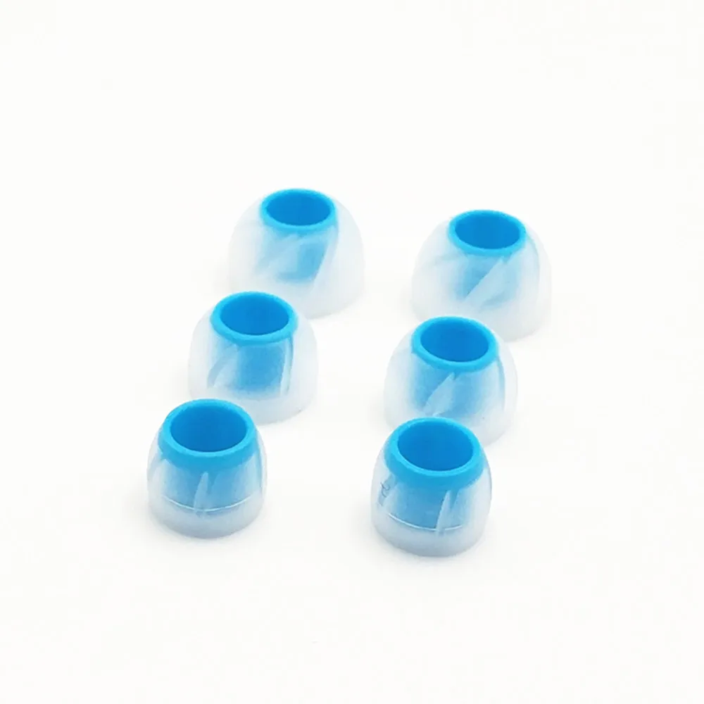 3 пары (6 шт.) силиконовые гелевые насадки для наушников типа L M S универсальные