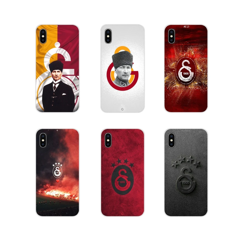 Чехлы для телефонов Apple iPhone X XR XS 11 12Pro MAX 4S 5S 5C SE 2020 6S 7 8 Plus и iPod 5 6 с изображением турецкого Галатасарая и Мустафы Кемаля Ататюрка.