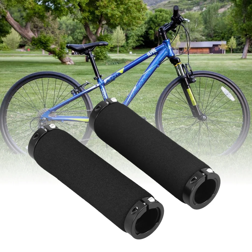 

1 pair of Rubber Beach Cruiser Mountain Bike Handlebar Grips (Black)